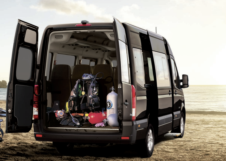 Hyundai Solati large rear luggage space