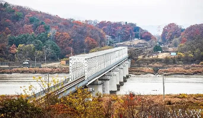 Freedom Bridge walkway at Imjingak Peace Park